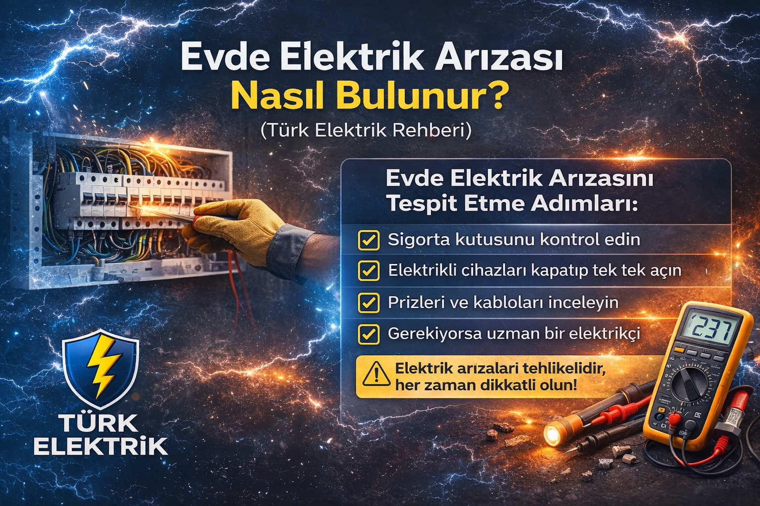 Evde Elektrik Arızası Nasıl Bulunur?